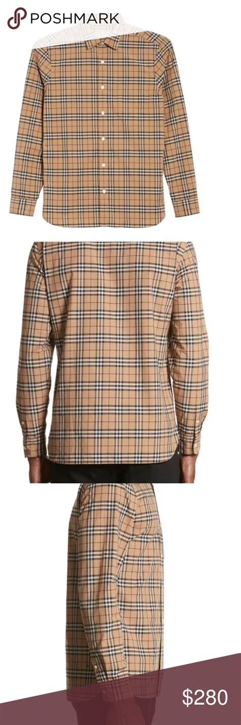 authentic burberry button up shirt.